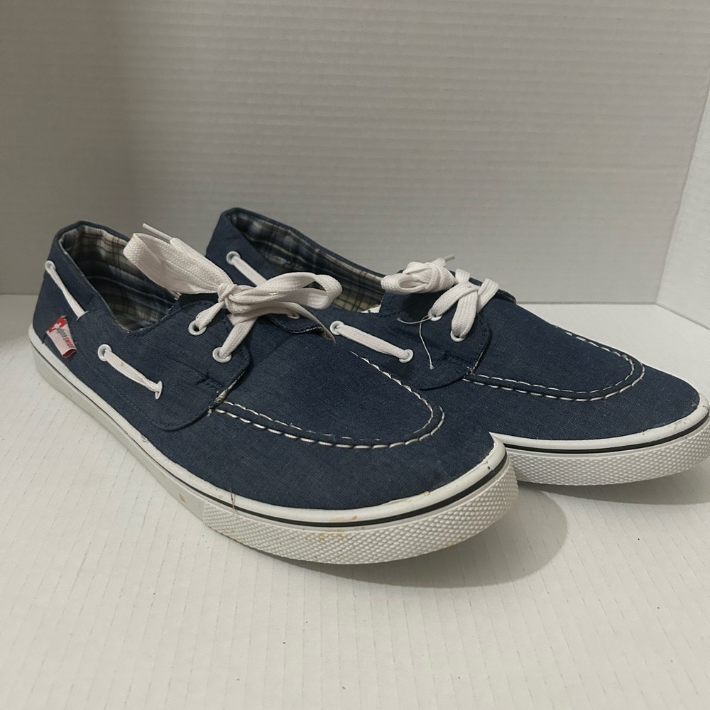 Men's Alpine Swiss Antigua Jean Boat  Shoes Size 13